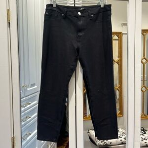 7 for all mankind leather look jeans